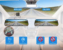 Câmera Veicular 2K DVR com WiFi e GPS Espelho Retrovisor – Dash Cam Automotiva com Visão Noturna e Monitoramento 24h