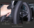 Capa de Volante Automotiva em Couro Microfibra para Chevrolet Blazer, Silverado e Tahoe – Antiderrapante Premium