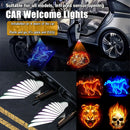 Luz de Porta Automotiva LED Projetor Asas de Anjo – Welcome Light Sem Fio com Sensor Magnético (Kit 2 Peças)