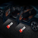 2025 Hot 2Pcs 3D HD LED Light Car Door Projector Welcome Lights Car Accessories For Audi S3 S5 S1 S4 S2 S6 RS3 RS4 RS5 RS6 RS8 B