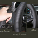 Capa de Volante Automotiva em Couro Microfibra para Chevrolet Blazer, Silverado e Tahoe – Antiderrapante Premium
