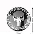 Emblema 3D para Centro de Roda Automotiva Adesivo Universal