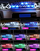 Luz LED Strobo Sem Fio RGB para Carro e Moto com USB