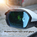Protetor de Retrovisor Anti Chuva Automotivo – Viseira Rain Eyebrow Universal (Kit 2 Peças
