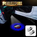 2025 Hot 2Pcs 3D HD LED Light Car Door Projector Welcome Lights Car Accessories For Audi S3 S5 S1 S4 S2 S6 RS3 RS4 RS5 RS6 RS8 B