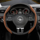 Capa de Volante Camurça Antiderrapante para Volkswagen – Grip Esportivo Segmentado Premium