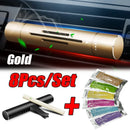 Perfume Automotivo Vent Clip (Kit 8 Peças) – Aromatizador de Ar para Carro com Fixação na Saída de Ar
