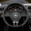 Capa de Volante Camurça Antiderrapante para Volkswagen – Grip Esportivo Segmentado Premium