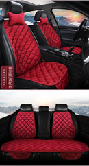Almofada de Banco Automotivo Plush Inverno – Capa Antiderrapante Quente Universal (Kit 3 Peças)