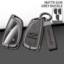 Capa de Chave Automotiva Premium em Couro e Liga de Zinco para Chevrolet, GMC e Buick – Proteção Completa com Design Luxo