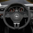 Capa de Volante Camurça Antiderrapante para Volkswagen – Grip Esportivo Segmentado Premium