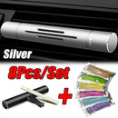 Perfume Automotivo Vent Clip (Kit 8 Peças) – Aromatizador de Ar para Carro com Fixação na Saída de Ar