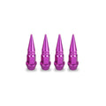 Tampa de Válvula Spike Alumínio 45mm para Roda – Bico de Pneu Estilo Bala Automotivo (Kit 4 Peças)