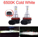 Lâmpadas LED H11 H8 H9 30000LM 3000K 6000K Alta Potência Automotiva