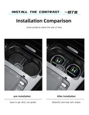 Tapete Porta-Copos Automotivo Honda – Base Antiderrapante para Copo (Kit 2 Peças)