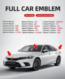 Emblema Honda para Grade, Porta-Malas e Volante – Logo 3D em ABS Premium Anti Risco