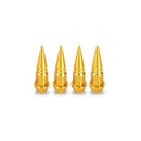Tampa de Válvula Spike Alumínio 45mm para Roda – Bico de Pneu Estilo Bala Automotivo (Kit 4 Peças)