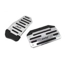 Kit Pedaleira Esportiva Automotiva em Alumínio Antiderrapante – Capa de Pedal Freio e Acelerador para Carro Automático