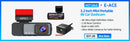 Câmera Veicular 2K DVR com WiFi e GPS Espelho Retrovisor – Dash Cam Automotiva com Visão Noturna e Monitoramento 24h