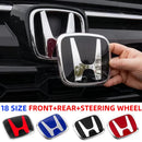 Emblema Honda para Grade, Porta-Malas e Volante – Logo 3D em ABS Premium Anti Risco