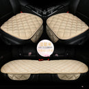 Almofada de Banco Automotivo Plush Inverno – Capa Antiderrapante Quente Universal (Kit 3 Peças)