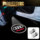 2025 Hot 2Pcs 3D HD LED Light Car Door Projector Welcome Lights Car Accessories For Audi S3 S5 S1 S4 S2 S6 RS3 RS4 RS5 RS6 RS8 B
