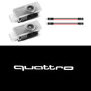 2025 Hot 2Pcs 3D HD LED Light Car Door Projector Welcome Lights Car Accessories For Audi S3 S5 S1 S4 S2 S6 RS3 RS4 RS5 RS6 RS8 B