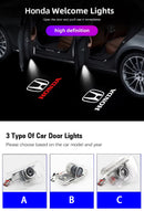 Projetor LED de Porta Honda Welcome Light – Luz de Cortesia com Logo (Kit 2 Peças)