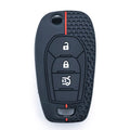 Capa de Chave Automotiva Silicone para Chevrolet Cruze, Onix e Tracker – Proteção Completa Anti Risco Flip Key