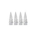 Tampa de Válvula Spike Alumínio 45mm para Roda – Bico de Pneu Estilo Bala Automotivo (Kit 4 Peças)