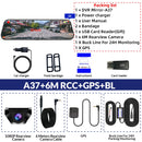 Câmera Veicular 2K DVR com WiFi e GPS Espelho Retrovisor – Dash Cam Automotiva com Visão Noturna e Monitoramento 24h
