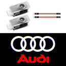 2025 Hot 2Pcs 3D HD LED Light Car Door Projector Welcome Lights Car Accessories For Audi S3 S5 S1 S4 S2 S6 RS3 RS4 RS5 RS6 RS8 B