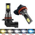 Lâmpada LED Automotiva H8/H11/H16 6000K Super Branca – Farol e Neblina Alta Potência (Kit 2 Peças)