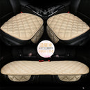 Almofada de Banco Automotivo Plush Inverno – Capa Antiderrapante Quente Universal (Kit 3 Peças)