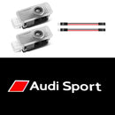 2025 Hot 2Pcs 3D HD LED Light Car Door Projector Welcome Lights Car Accessories For Audi S3 S5 S1 S4 S2 S6 RS3 RS4 RS5 RS6 RS8 B
