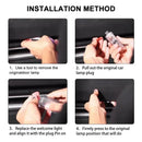 2025 Hot 2Pcs 3D HD LED Light Car Door Projector Welcome Lights Car Accessories For Audi S3 S5 S1 S4 S2 S6 RS3 RS4 RS5 RS6 RS8 B