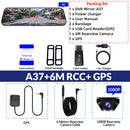 Câmera Veicular 2K DVR com WiFi e GPS Espelho Retrovisor – Dash Cam Automotiva com Visão Noturna e Monitoramento 24h