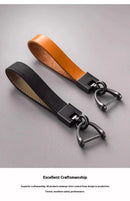 Chaveiro de Couro Legítimo para Carro em Couro Bovino – Acessório Premium Masculino e Feminino com Argola Metálica