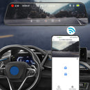 Câmera Veicular 2K DVR com WiFi e GPS Espelho Retrovisor – Dash Cam Automotiva com Visão Noturna e Monitoramento 24h