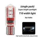 Lâmpada LED Automotiva T10 Super Brilho – Luz de Posição, Placa e Interior 12V/24V (Par)