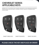Capa de Chave Automotiva Premium em Couro e Liga de Zinco para Chevrolet, GMC e Buick – Proteção Completa com Design Luxo