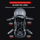 2025 Hot 2Pcs 3D HD LED Light Car Door Projector Welcome Lights Car Accessories For Audi S3 S5 S1 S4 S2 S6 RS3 RS4 RS5 RS6 RS8 B