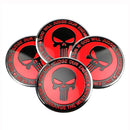 Emblema 3D para Centro de Roda Automotiva Adesivo Universal