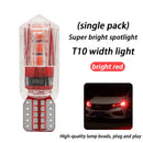 Lâmpada LED Automotiva T10 Super Brilho – Luz de Posição, Placa e Interior 12V/24V (Par)