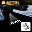 2025 Hot 2Pcs 3D HD LED Light Car Door Projector Welcome Lights Car Accessories For Audi S3 S5 S1 S4 S2 S6 RS3 RS4 RS5 RS6 RS8 B