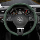 Capa de Volante Camurça Antiderrapante para Volkswagen – Grip Esportivo Segmentado Premium