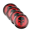 Emblema 3D para Centro de Roda Automotiva Adesivo Universal