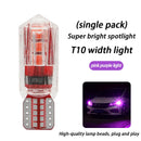 Lâmpada LED Automotiva T10 Super Brilho – Luz de Posição, Placa e Interior 12V/24V (Par)