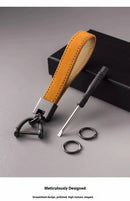 Chaveiro de Couro Legítimo para Carro em Couro Bovino – Acessório Premium Masculino e Feminino com Argola Metálica
