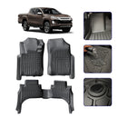 Tapete Bandeja 3D L200 Triton Sport 2019 a 2025 - kit completo